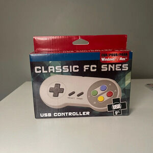 SNES USB Classic Controller Retro Joypad for PC or Mac